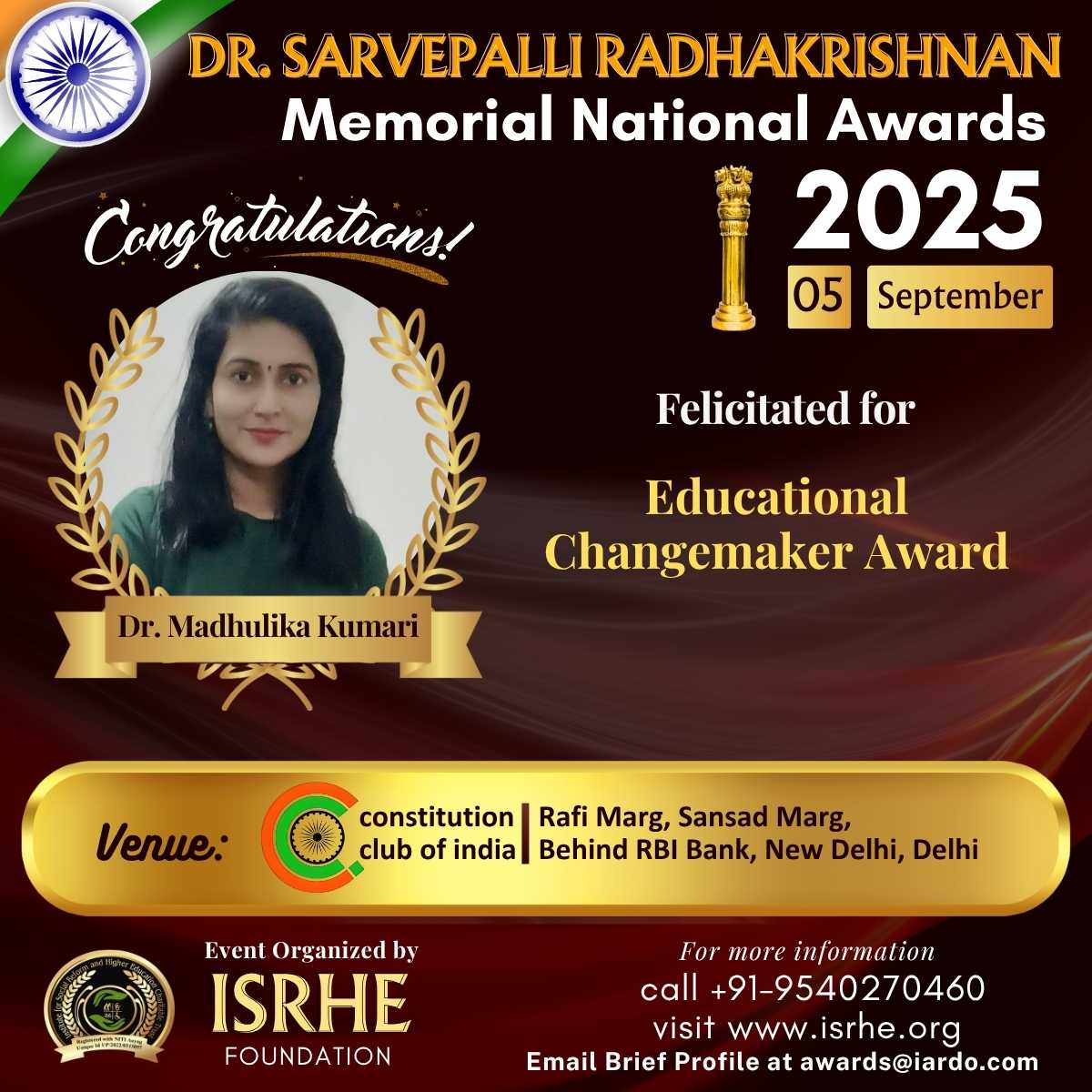 Dr. Madhulika Kumari